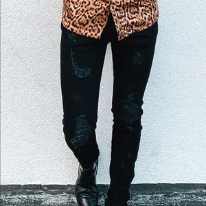 Forever 21, Mens Black Skinny Jean, Waist 31